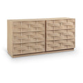  Color_Natural -- Weave Natural Oak Veneer Dresser IMAGE 1