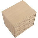  Color_Natural -- Weave Natural Oak Veneer Nightstand IMAGE 7