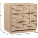  Color_Natural -- Weave Natural Oak Veneer Nightstand IMAGE 8
