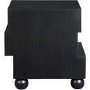  Color_Black -- Meridian Askew 3 Drawer Nightstand IMAGE 5