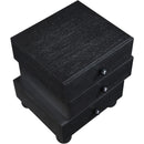  Color_Black -- Meridian Askew 3 Drawer Nightstand IMAGE 8