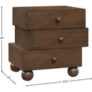  Color_Brown -- Askew Brown Oak Veneer Nightstand IMAGE 10