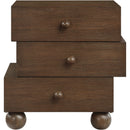  Color_Brown -- Askew Brown Oak Veneer Nightstand IMAGE 3
