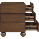 Color_Brown -- Askew Brown Oak Veneer Nightstand IMAGE 6