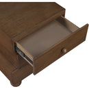  Color_Brown -- Askew Brown Oak Veneer Nightstand IMAGE 7