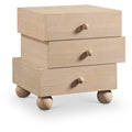  Color_Natural -- Askew Natural Oak Veneer Nightstand IMAGE 1