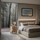  Color_Natural -- Askew Natural Oak Veneer Nightstand IMAGE 2