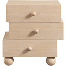  Color_Natural -- Askew Natural Oak Veneer Nightstand IMAGE 3