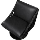  Manufacturer Color_Black -- Meridian Millwin Swivel Leather Look Accent Chair IMAGE 6