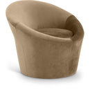  Manufacturer Color_Beige -- Meridian Tristan Stationary Fabric Accent Chair IMAGE 1