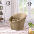  Manufacturer Color_Beige -- Meridian Tristan Stationary Fabric Accent Chair IMAGE 2