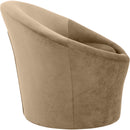  Manufacturer Color_Beige -- Meridian Tristan Stationary Fabric Accent Chair IMAGE 4