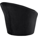 Meridian Tristan Black Velvet Accent Chair IMAGE 6