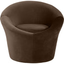  Manufacturer Color_Brown -- Tristan Brown Velvet Upholstered Accent Chair IMAGE 3