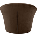  Manufacturer Color_Brown -- Tristan Brown Velvet Upholstered Accent Chair IMAGE 5