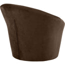 Meridian Tristan Brown Velvet Accent Chair IMAGE 6