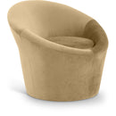  Manufacturer Color_Camel -- Tristan Camel Velvet Upholstered Accent Chair IMAGE 1
