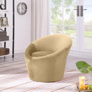  Manufacturer Color_Camel -- Tristan Camel Velvet Upholstered Accent Chair IMAGE 2