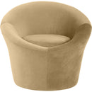  Manufacturer Color_Camel -- Tristan Camel Velvet Upholstered Accent Chair IMAGE 3
