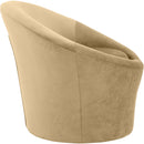  Manufacturer Color_Camel -- Tristan Camel Velvet Upholstered Accent Chair IMAGE 4