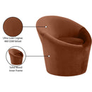 Meridian Tristan Cognac Velvet Accent Chair IMAGE 10