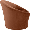  Manufacturer Color_Cognac -- Tristan Cognac Velvet Upholstered Accent Chair IMAGE 4