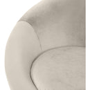  Manufacturer Color_Cream -- Tristan Cream Velvet Upholstered Accent Chair IMAGE 7