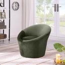  Manufacturer Color_Green -- Tristan Green Velvet Upholstered Accent Chair IMAGE 2