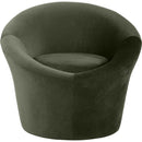  Manufacturer Color_Green -- Tristan Green Velvet Upholstered Accent Chair IMAGE 3