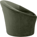  Manufacturer Color_Green -- Tristan Green Velvet Upholstered Accent Chair IMAGE 4