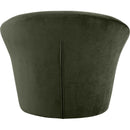 Meridian Tristan Green Velvet Accent Chair IMAGE 5