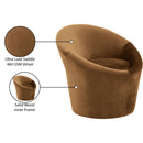  Manufacturer Color_Saddle -- Tristan Saddle Velvet Upholstered Accent Chair IMAGE 10
