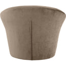  Manufacturer Color_Taupe -- Tristan Taupe Velvet Upholstered Accent Chair IMAGE 5