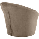  Manufacturer Color_Taupe -- Tristan Taupe Velvet Upholstered Accent Chair IMAGE 6
