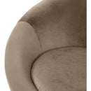  Manufacturer Color_Taupe -- Tristan Taupe Velvet Upholstered Accent Chair IMAGE 7
