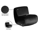  Manufacturer Color_Black -- Nouveau Black Velvet Upholstered Accent Chair IMAGE 10