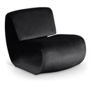  Manufacturer Color_Black -- Nouveau Black Velvet Upholstered Accent Chair IMAGE 1