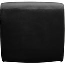 Meridian Nouveau Black Velvet Accent Chair IMAGE 5