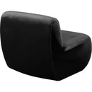  Manufacturer Color_Black -- Nouveau Black Velvet Upholstered Accent Chair IMAGE 6