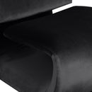  Manufacturer Color_Black -- Nouveau Black Velvet Upholstered Accent Chair IMAGE 7