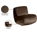  Manufacturer Color_Brown -- Nouveau Brown Velvet Upholstered Accent Chair IMAGE 10