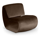  Manufacturer Color_Brown -- Nouveau Brown Velvet Upholstered Accent Chair IMAGE 1
