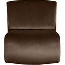  Manufacturer Color_Brown -- Nouveau Brown Velvet Upholstered Accent Chair IMAGE 3