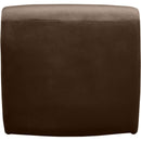 Meridian Nouveau Brown Velvet Accent Chair IMAGE 5