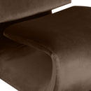  Manufacturer Color_Brown -- Nouveau Brown Velvet Upholstered Accent Chair IMAGE 7