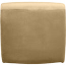  Manufacturer Color_Camel -- Nouveau Camel Velvet Upholstered Accent Chair IMAGE 5