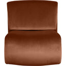  Manufacturer Color_Cognac -- Nouveau Cognac Velvet Upholstered Accent Chair IMAGE 3