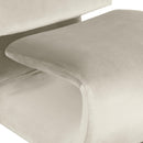 Meridian Nouveau Cream Velvet Accent Chair IMAGE 7
