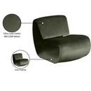  Manufacturer Color_Green -- Nouveau Green Velvet Upholstered Accent Chair IMAGE 10