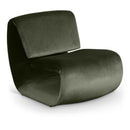  Manufacturer Color_Green -- Nouveau Green Velvet Upholstered Accent Chair IMAGE 1